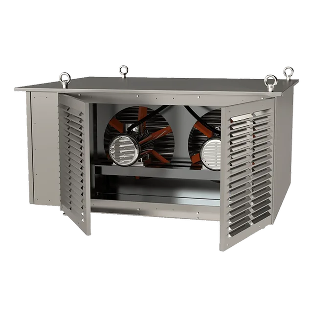 Ventilator cooled resistors