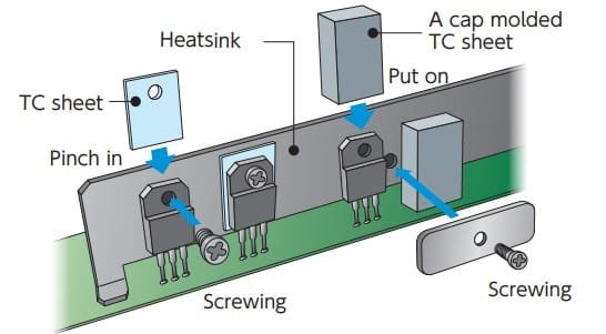 Instructions for Use of Thermal Interface Silicone Rubber Sheets