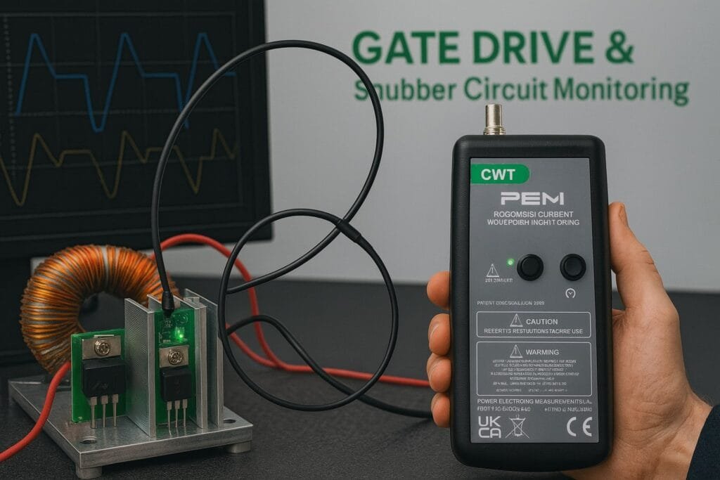 Gate drive and snubber circuit monitoring