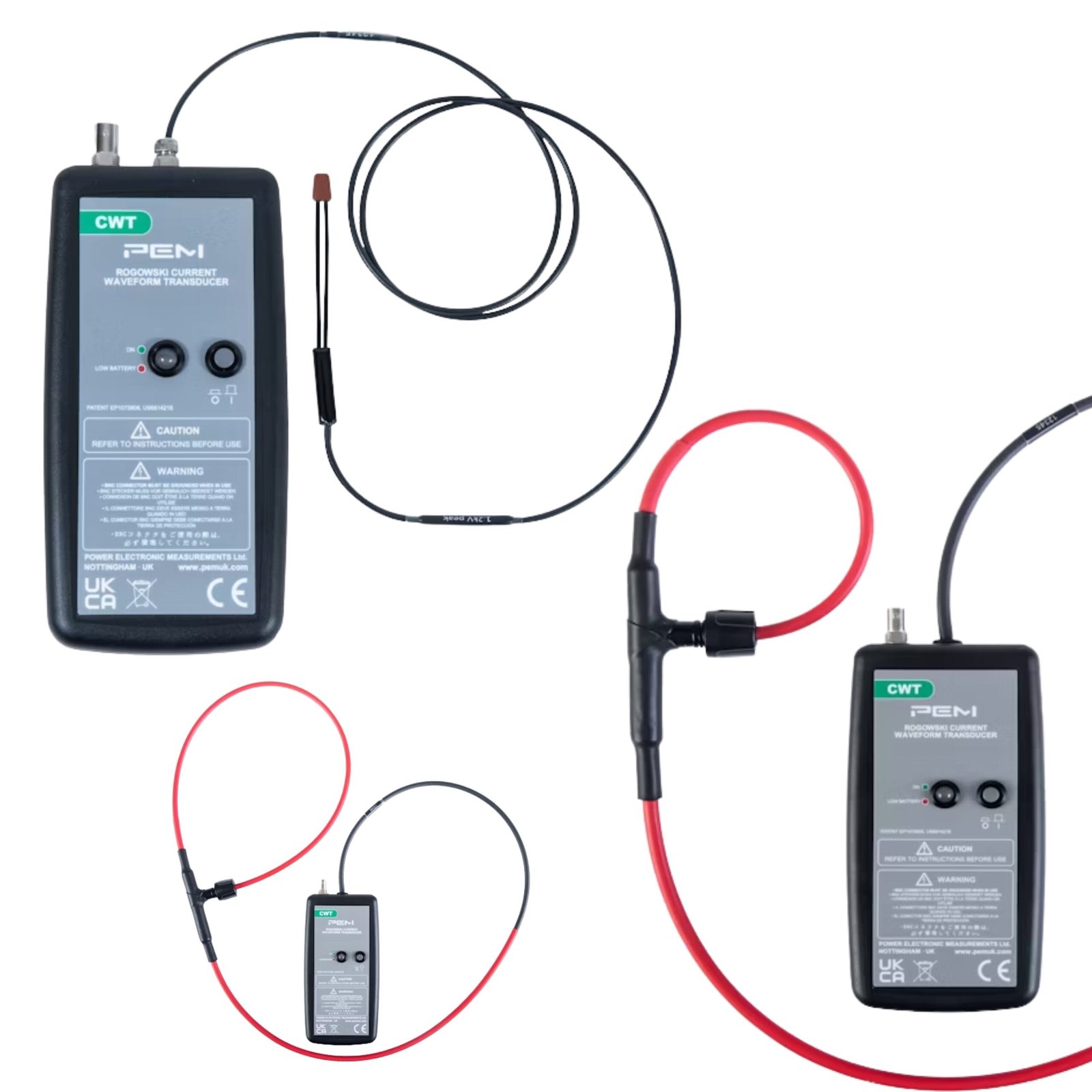 Rogowski coil current sensor probe for high-bandwidth, non-invasive current measurement