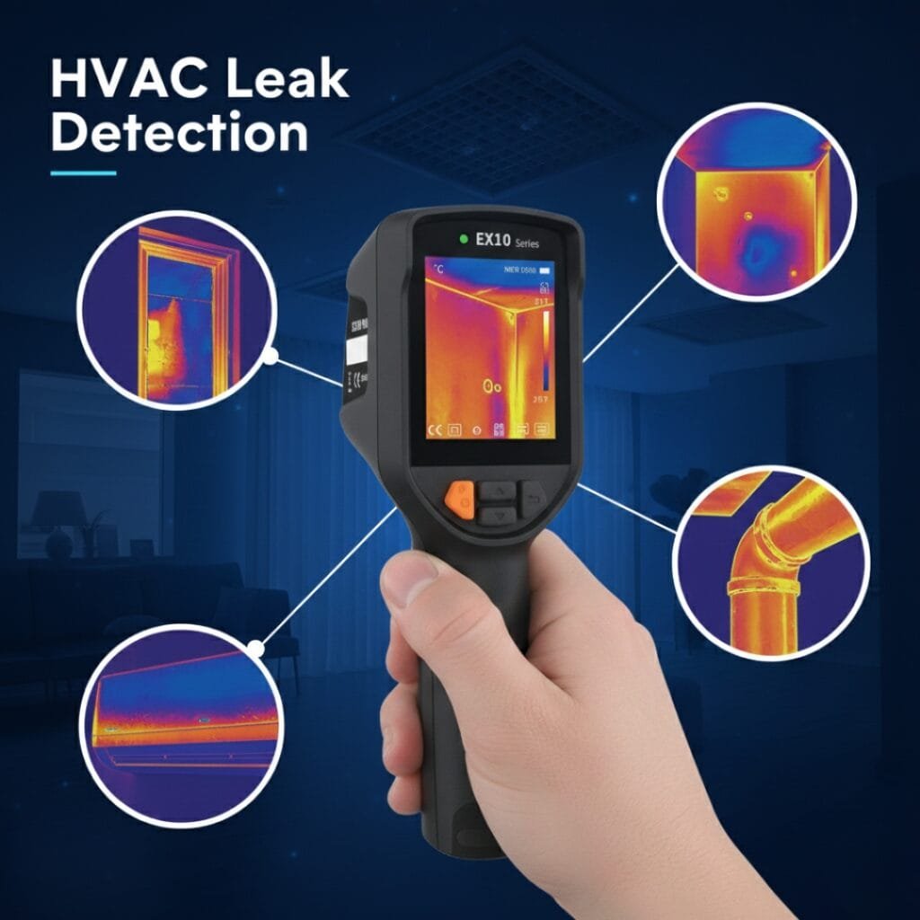HVAC Leak Detection_thermal Camera