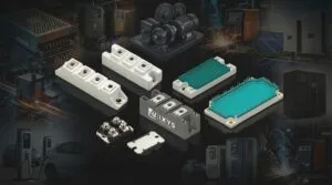 Collection of power semiconductor modules including IGBT, MOSFET, diode bridge rectifier, and thyristor modules used in industrial power electronics applications in India