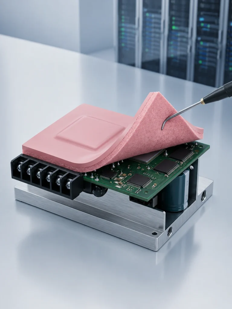 thermally conductive silicone elastomer pads