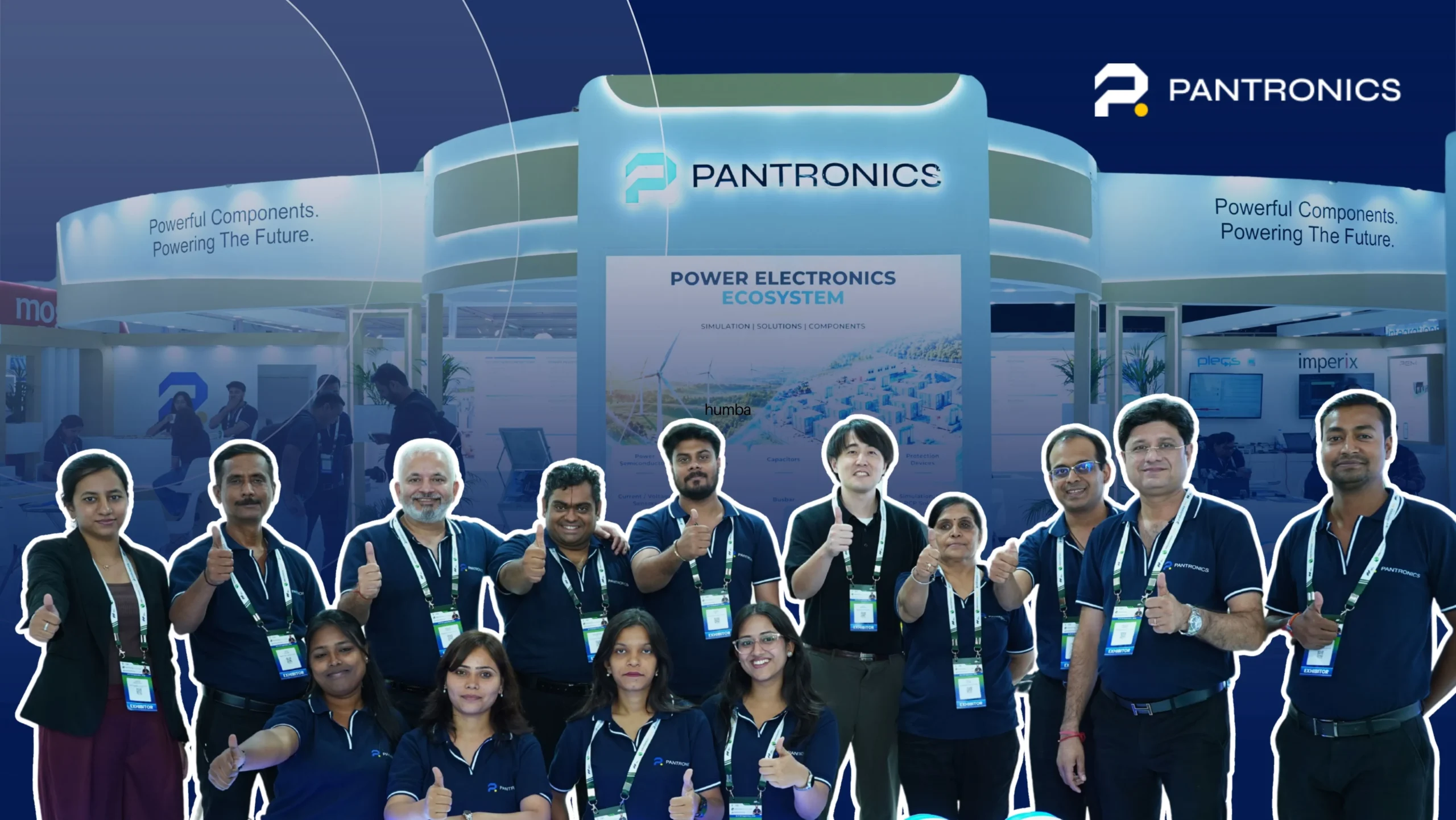 Electronica India 2026 experience: Pantronics booth C41 seen from the main aisle at BIEC Bengaluru